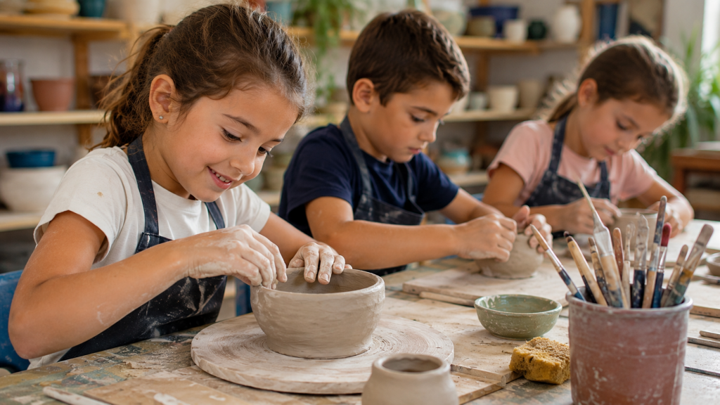 Taller de cerámica para niños en Chiclana – Escuela Municipal de Artes