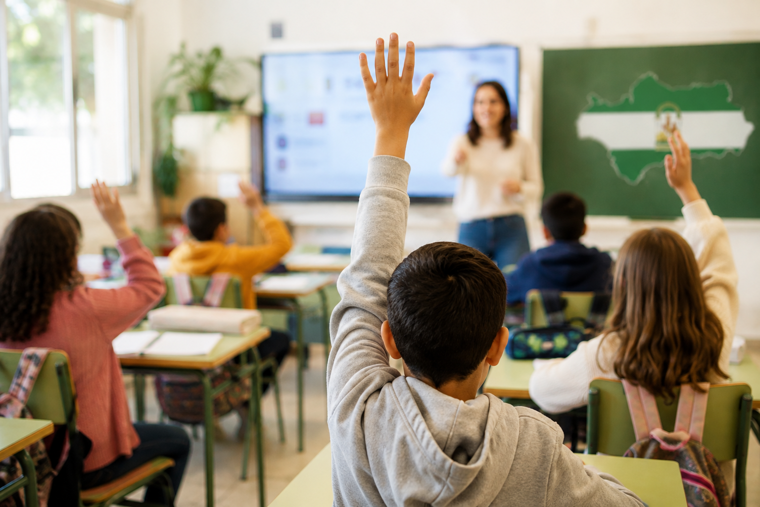 Programas educativos en centros escolares andaluces.